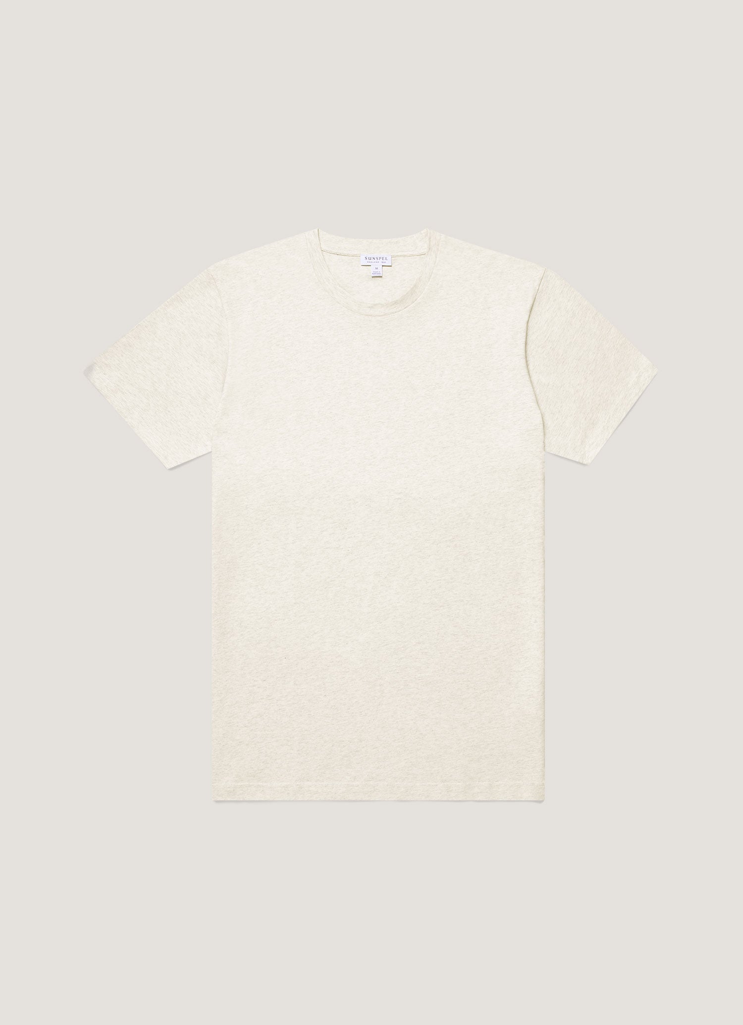 Men's Midweight T-shirt in Archive White Melange