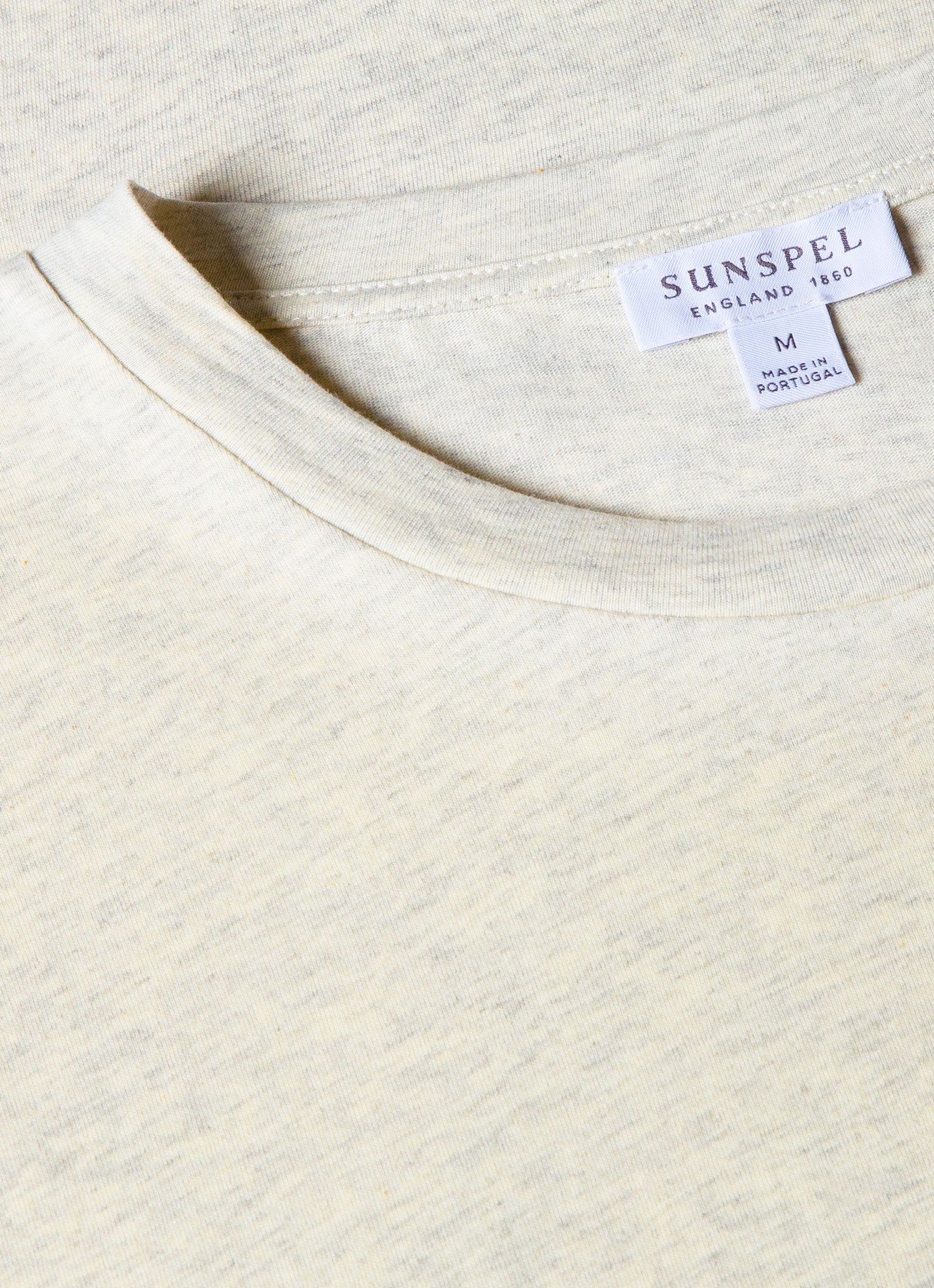 Men's Midweight T-shirt in Archive White Melange