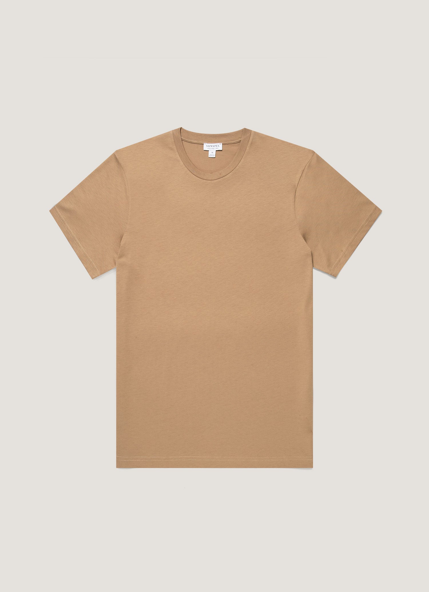 Men's Midweight T-shirt in Dark Beige