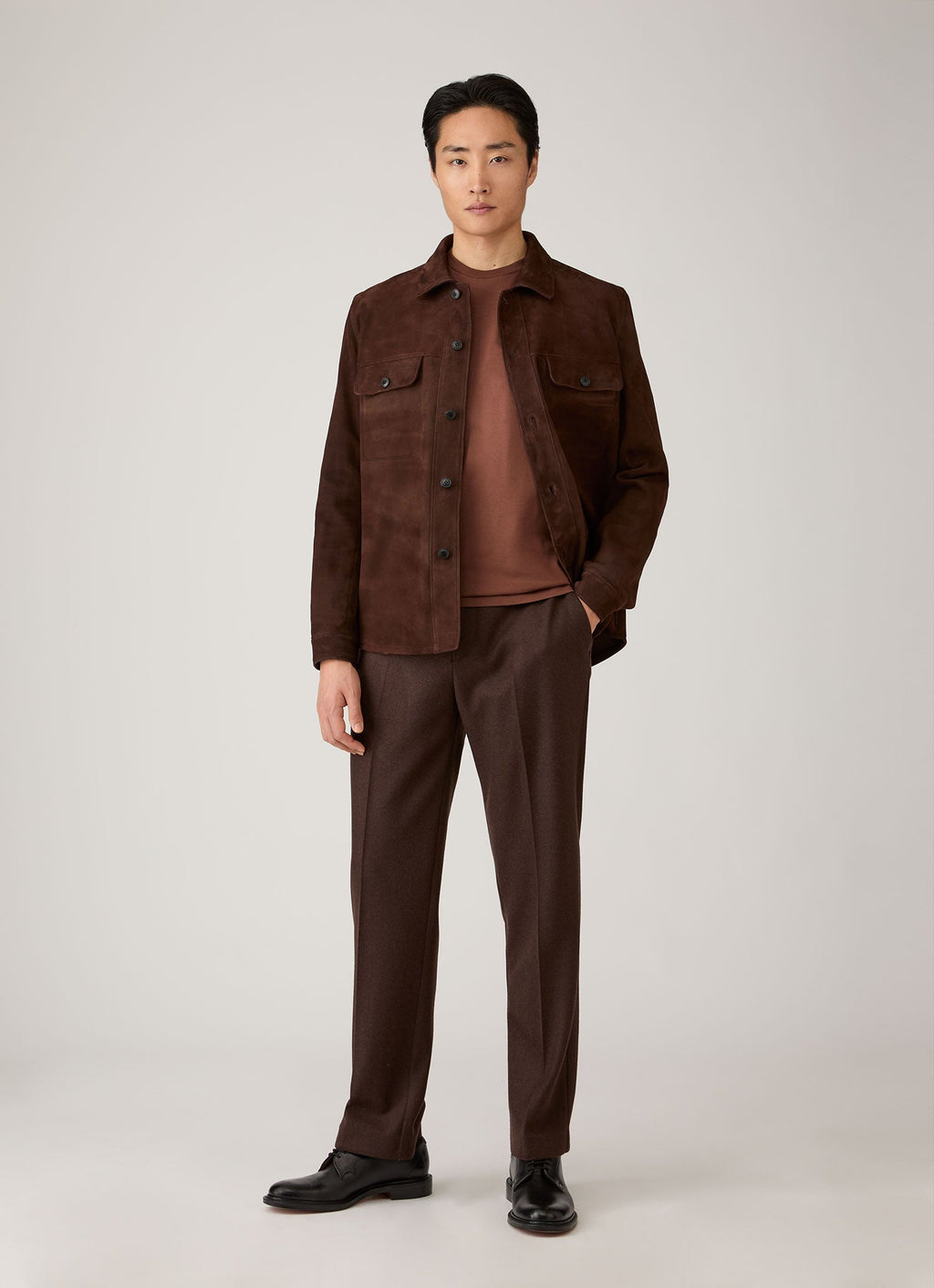 Men's Midweight T-shirt in Chestnut