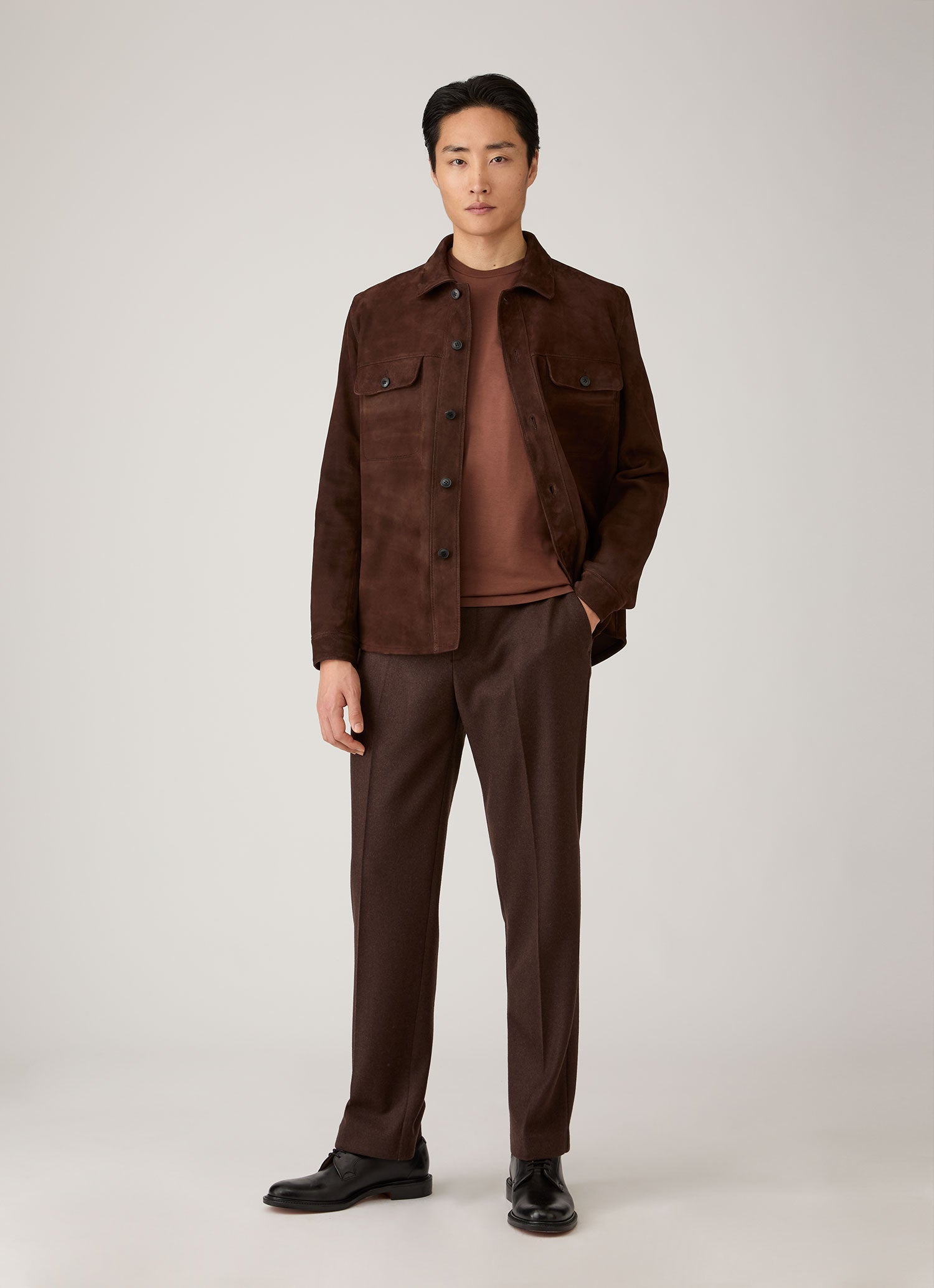 Men's Midweight T-shirt in Chestnut
