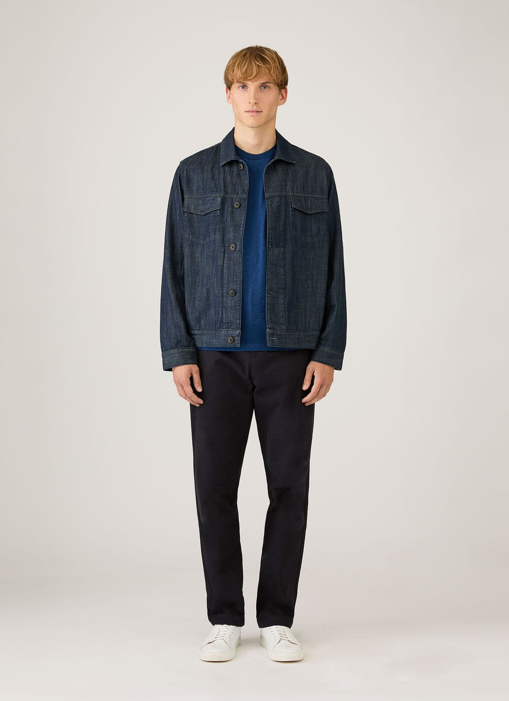Men's Midweight T-shirt in Real Indigo