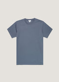 Men's Midweight T-shirt in Slate Blue