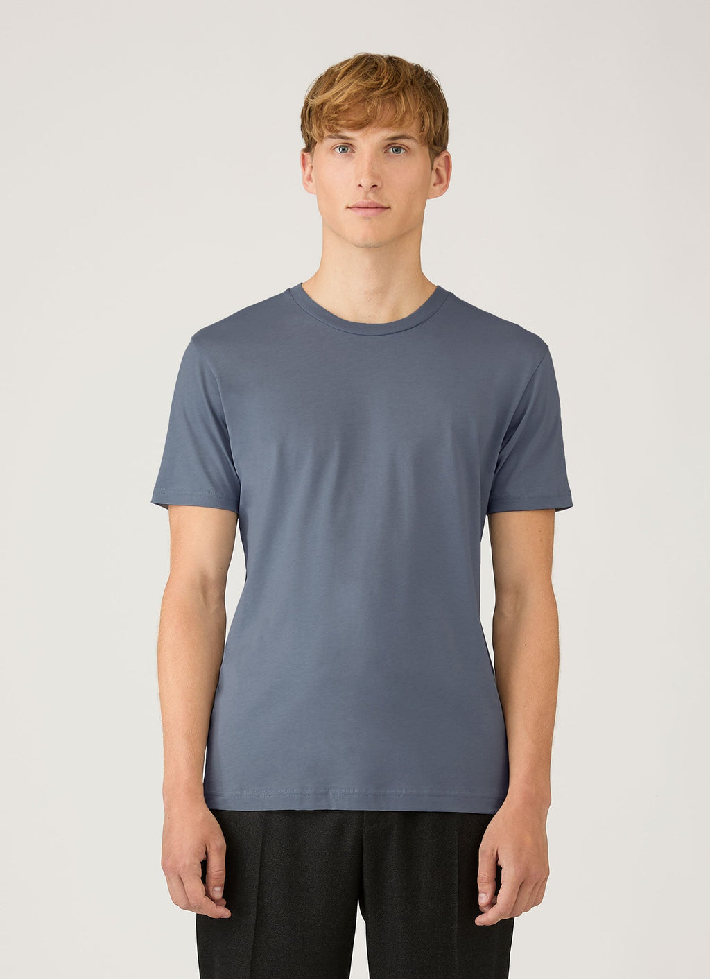 Men's Midweight T-shirt in Slate Blue