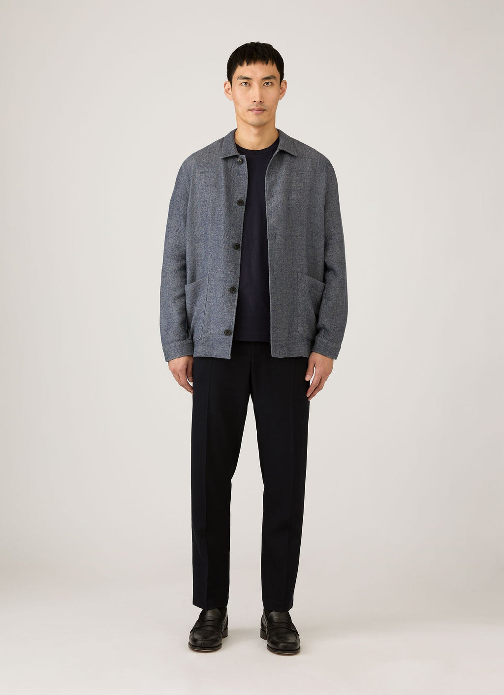 Men's Midweight T-shirt in Midnight Navy