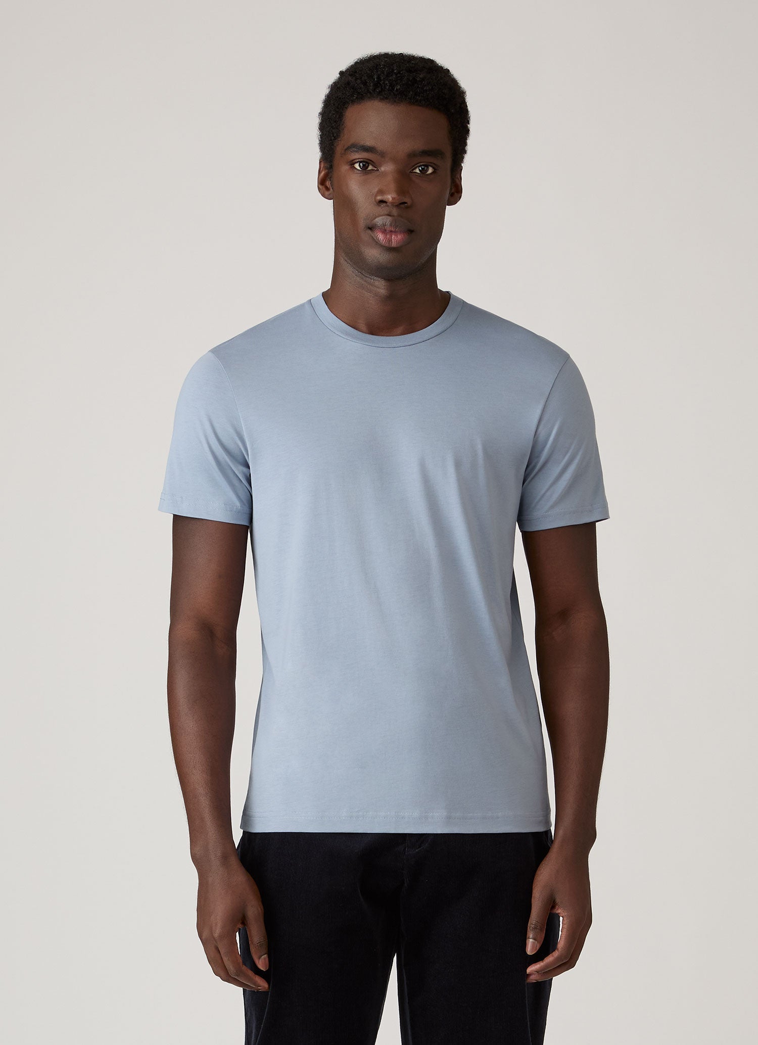 Men's Midweight T-shirt in Powder Blue