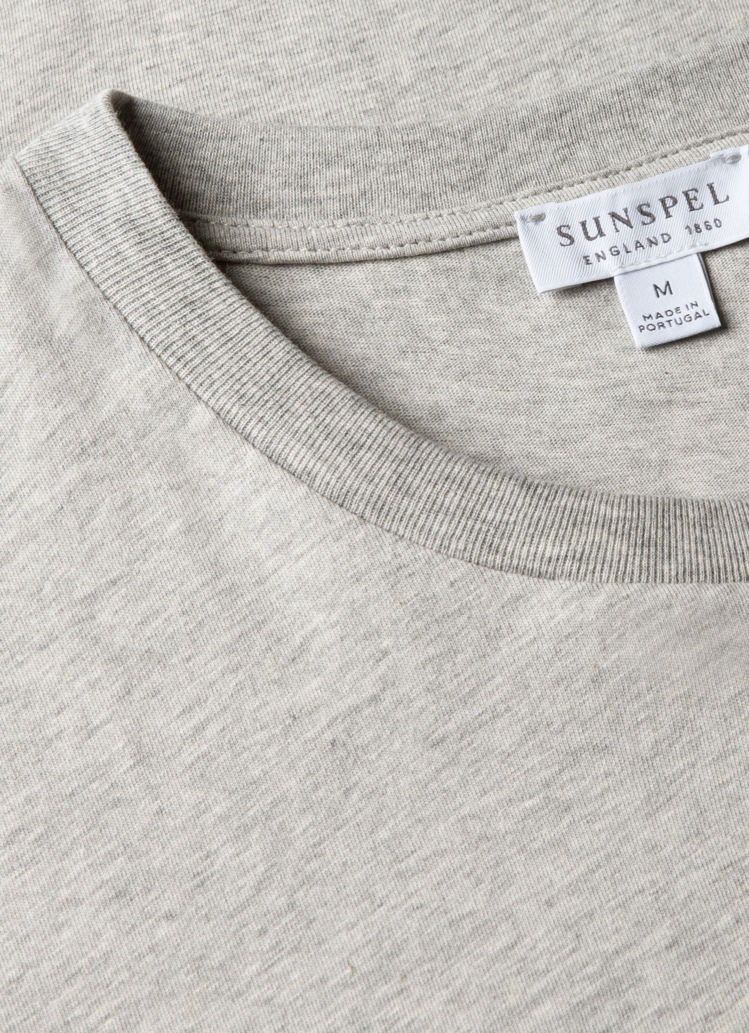 Men's Midweight T-shirt in Grey Melange