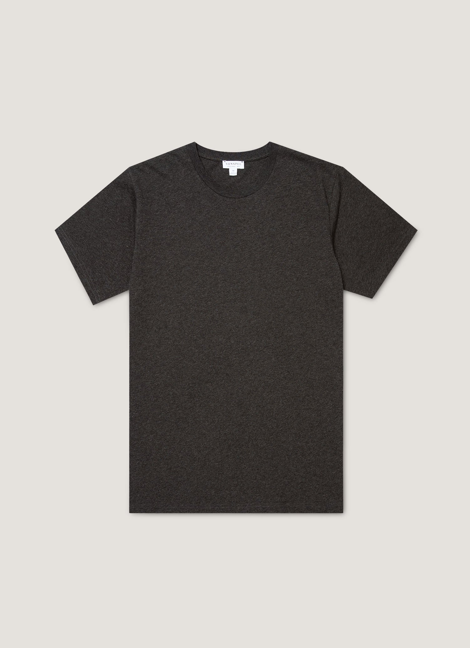 Men's Midweight T-shirt in Charcoal Melange