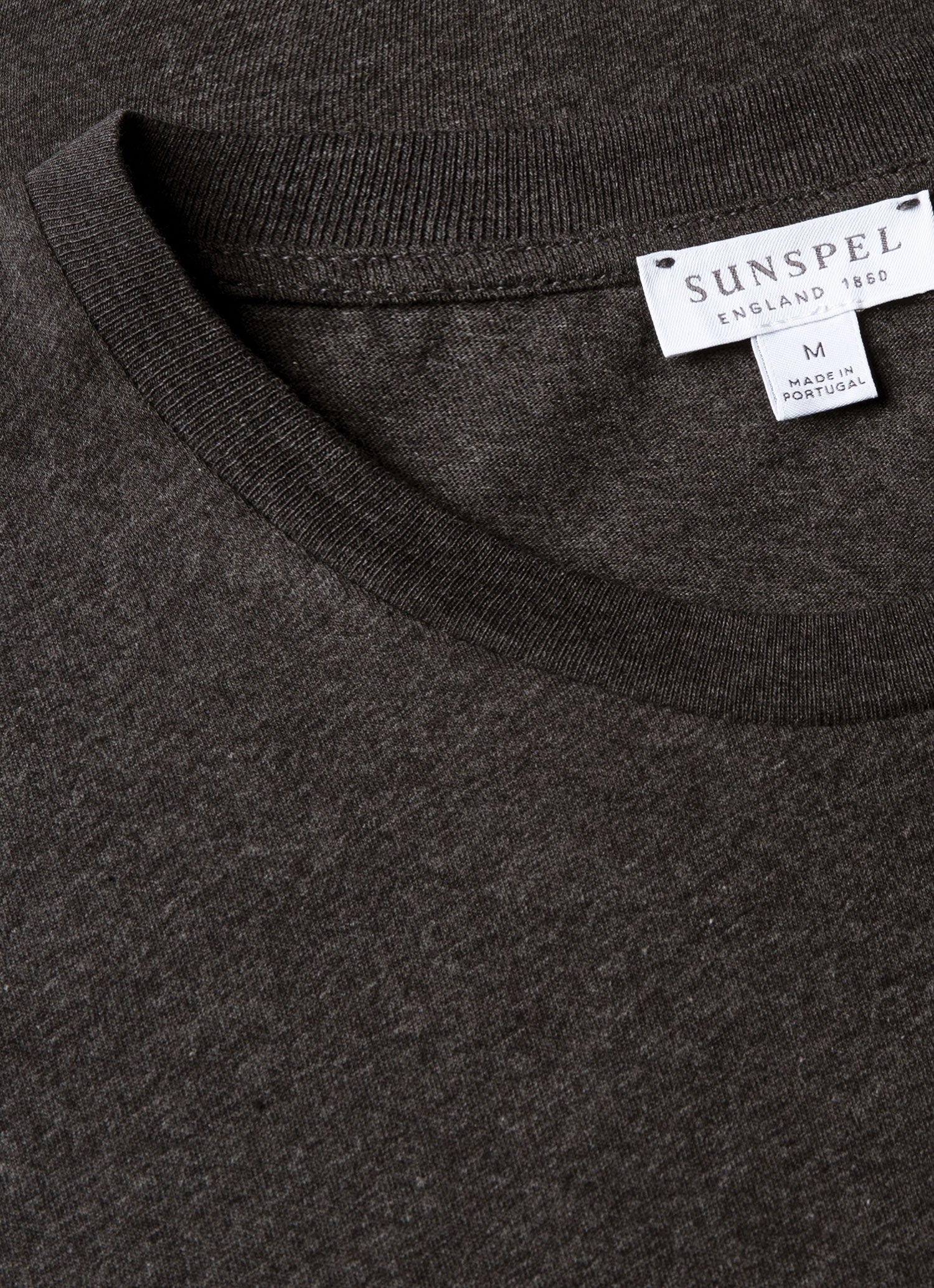 Men's Midweight T-shirt in Charcoal Melange
