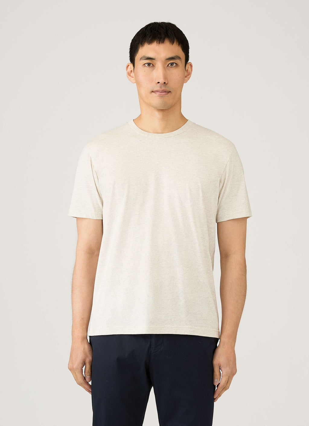 Men's Midweight T-shirt in Archive White Melange