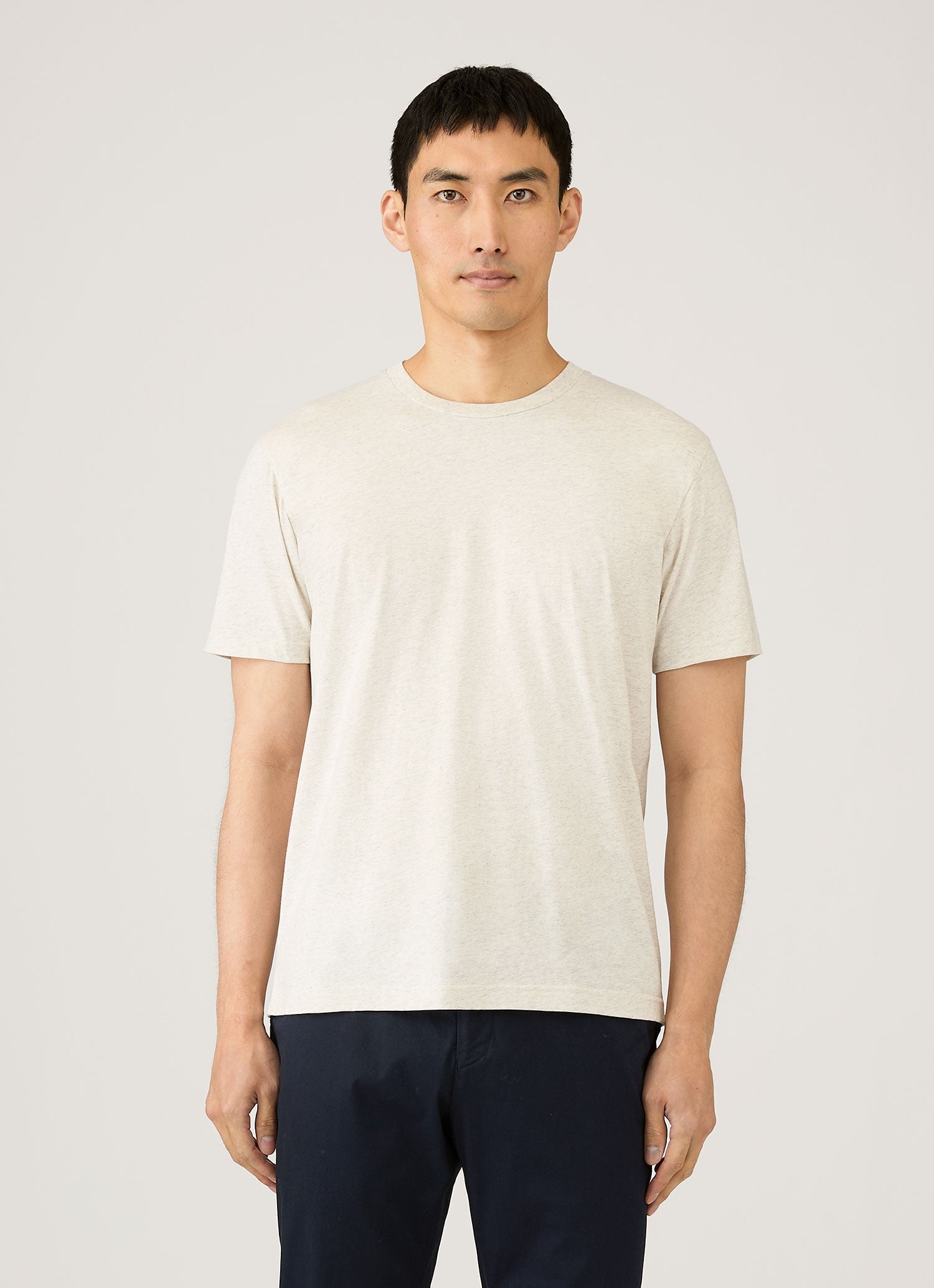 Men's Midweight T-shirt in Archive White Melange