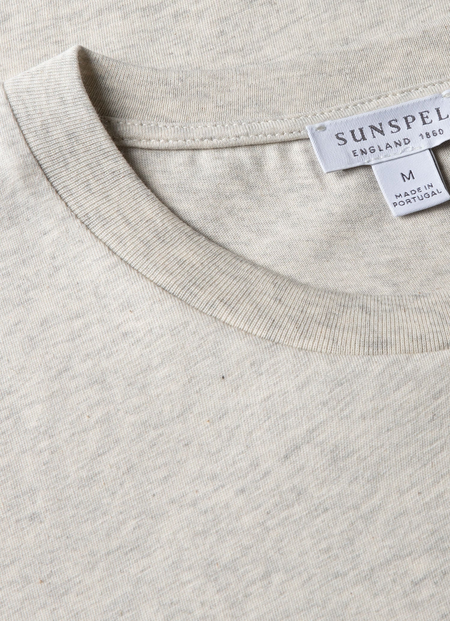 Men's Midweight T-shirt in Archive White Melange