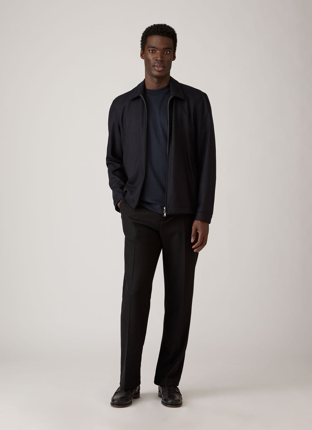 Men's Relaxed Fit Heavyweight T-shirt in Midnight Navy