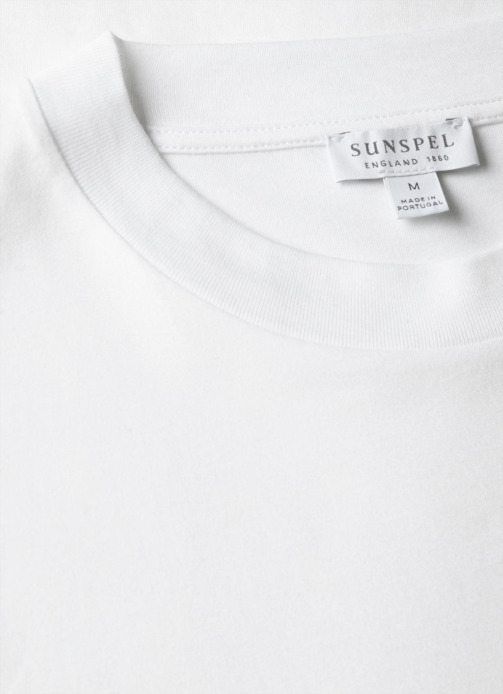 Men's Brushed Cotton T-shirt in White